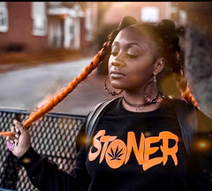 Black and Orange Crewneck